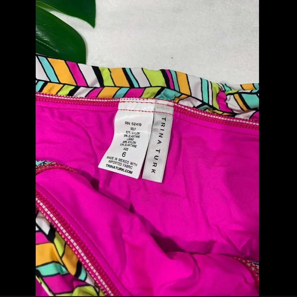 NWT! Trina Turk Tuvalu Knot Side‎ Hipster Bottom
